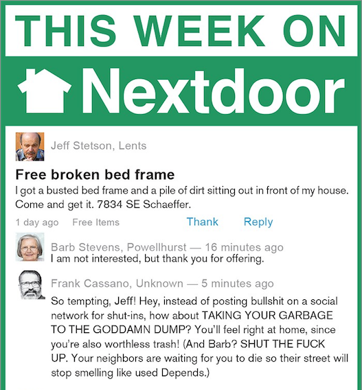 This Week on NEXTDOOR (with Special Guest Frank Cassano!)